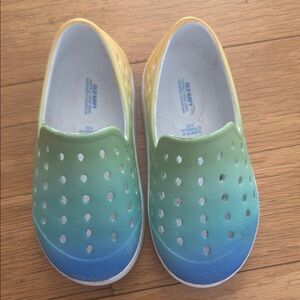 Old Navy Kids Gradient Slip-On Shoes - Green and Blue